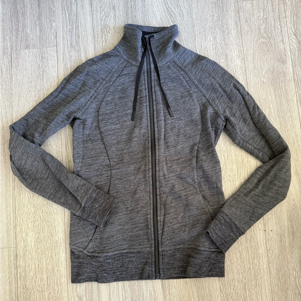 lululemon athletica Gray Full-Zip Hoodie